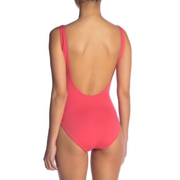 ONIA Kelly Scoop Neck Cayenne One-Piece Sz M - Picture 3 of 8